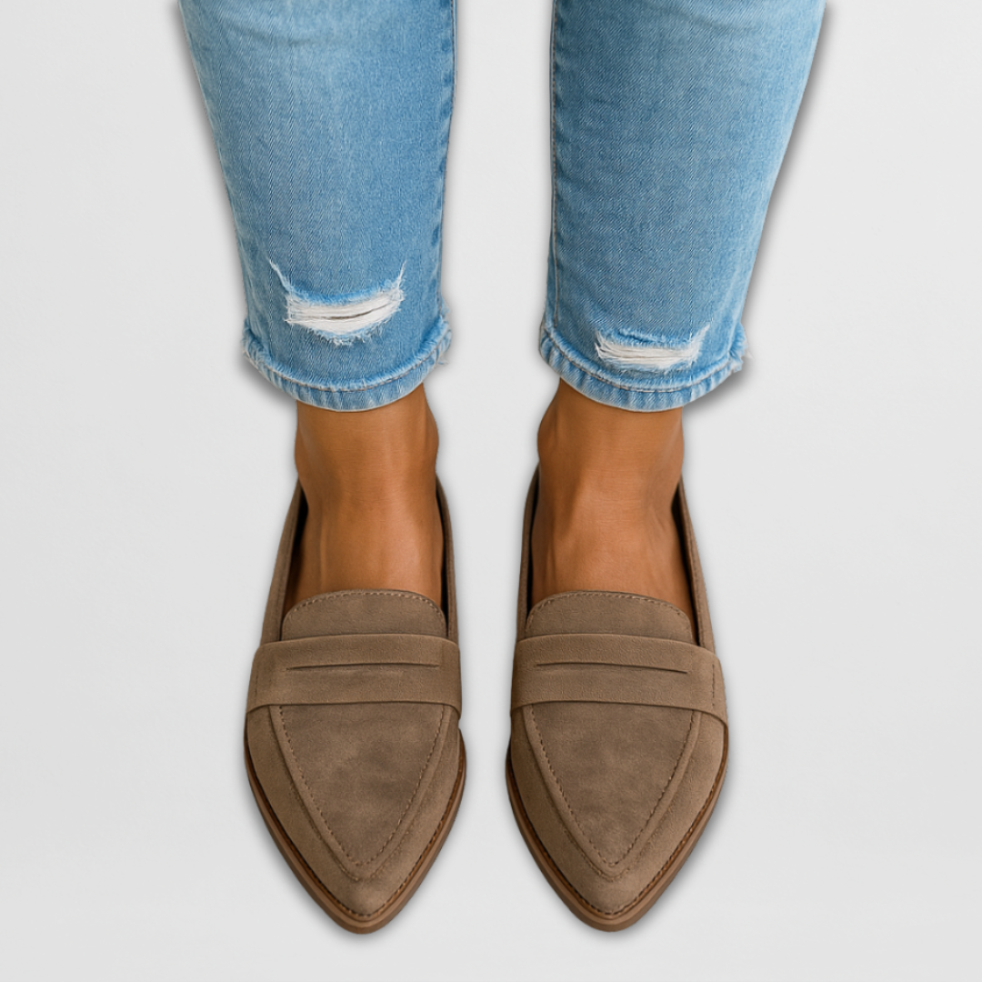 Valérie - Mocassins en daim pour femmes