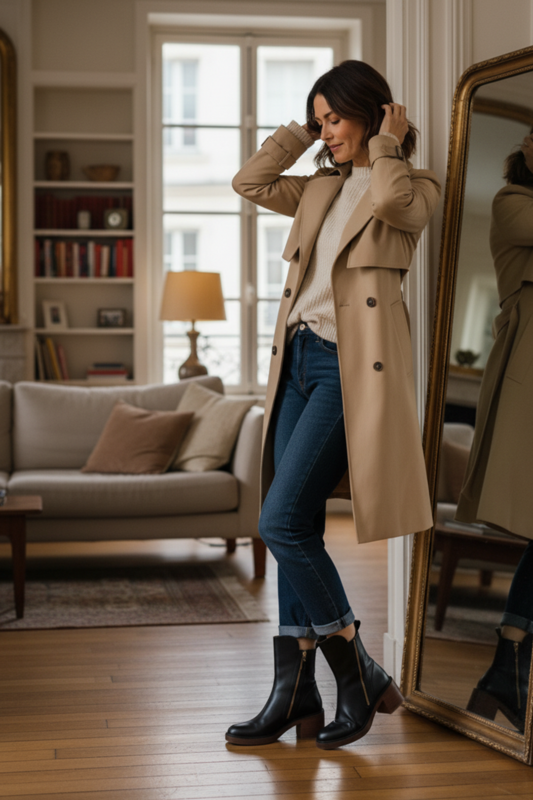Faustine - Bottines en cuir intemporelles alliant élégance et confort