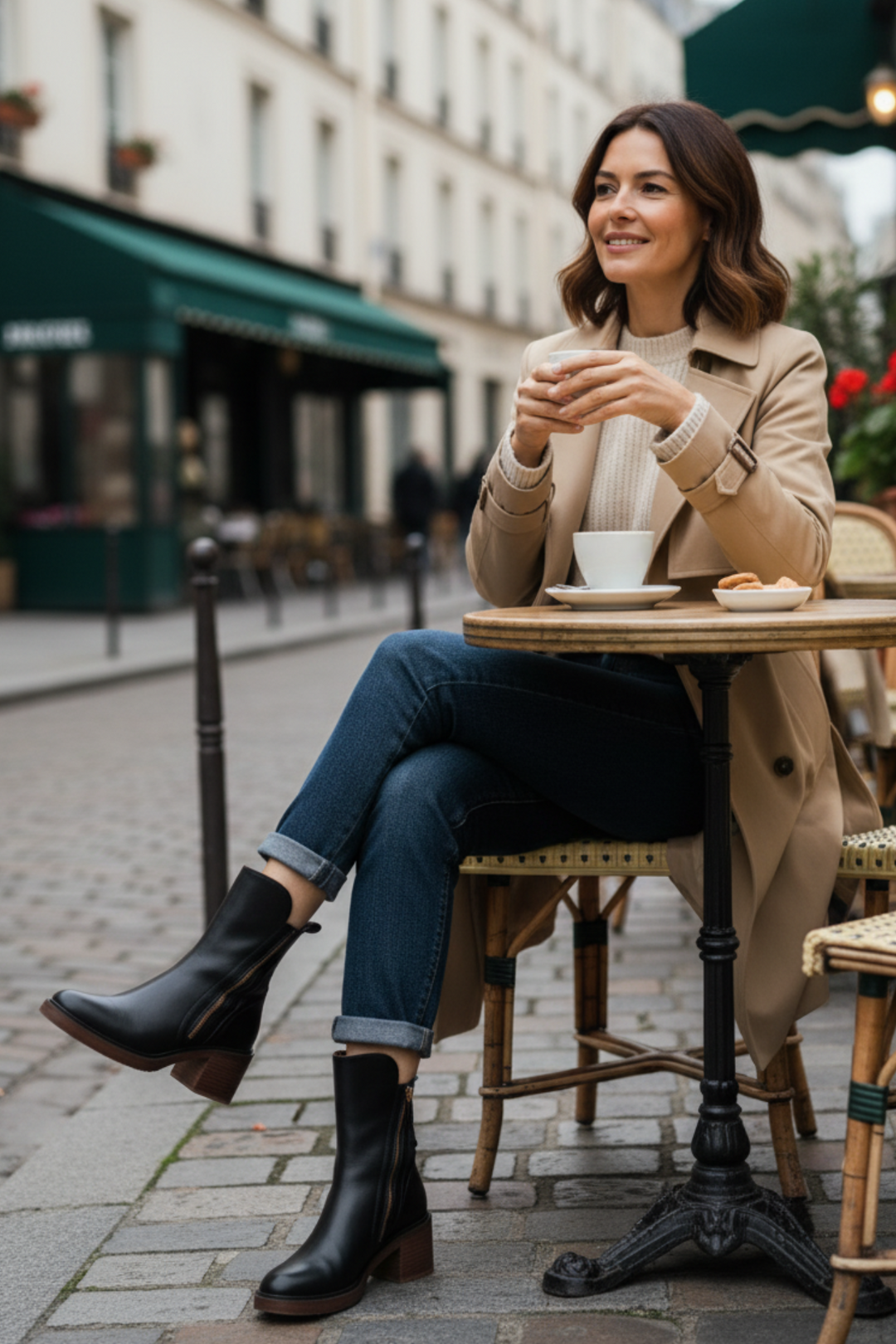 Faustine - Bottines en cuir intemporelles alliant élégance et confort