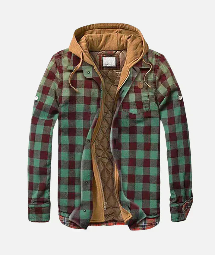 Mathis - Veste patchwork à motif carreaux