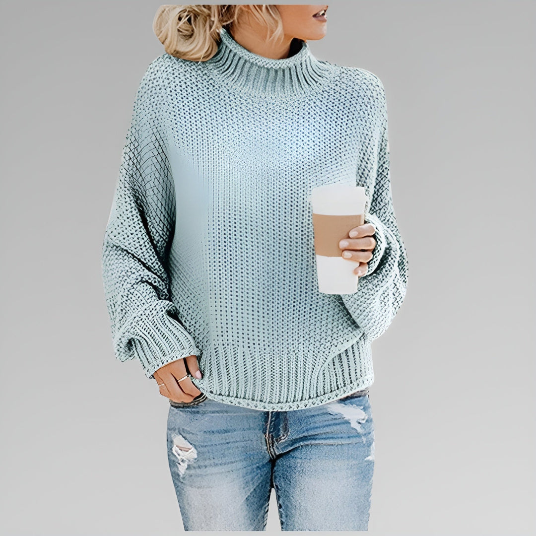 Romy - Pull Roulé Contemporain et Chaud