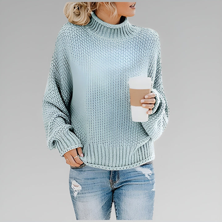 Romy - Pull Roulé Contemporain et Chaud