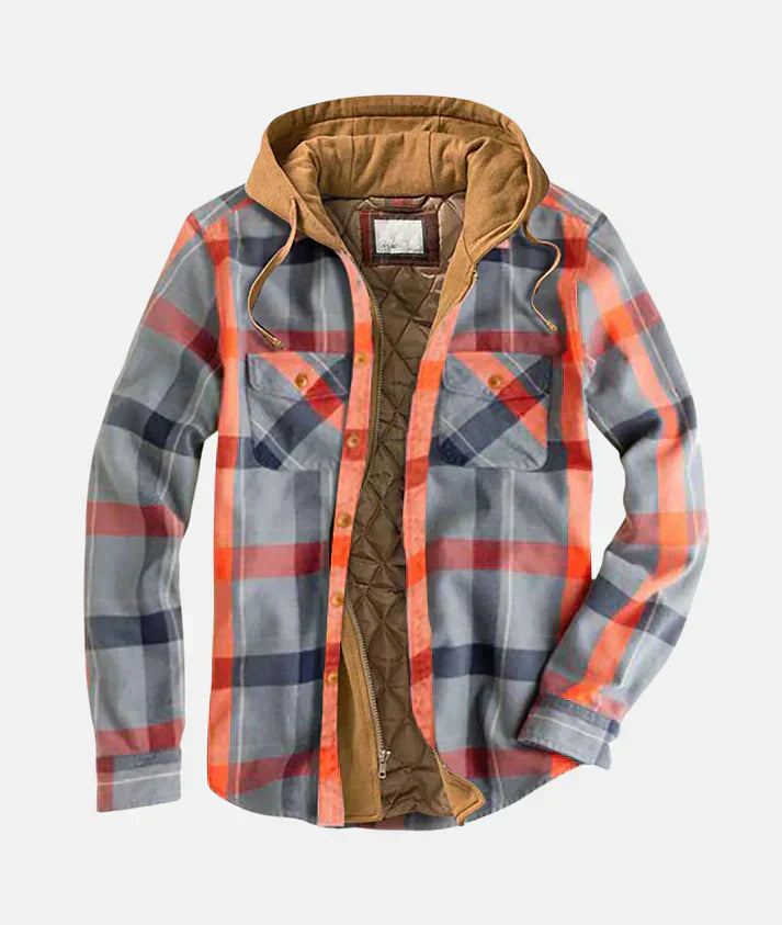 Mathis - Veste patchwork à motif carreaux