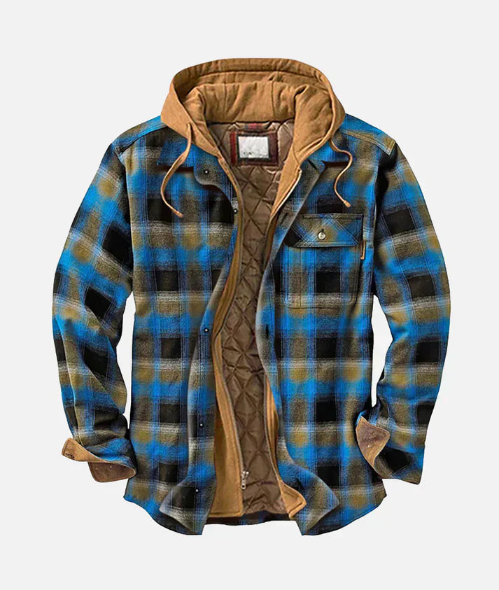 Mathis - Veste patchwork à motif carreaux