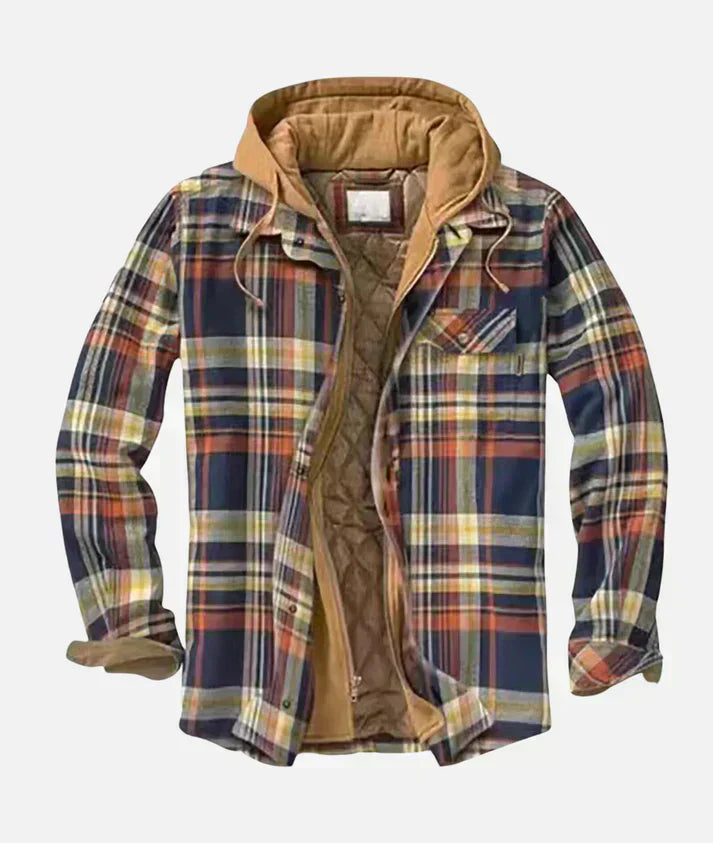 Mathis - Veste patchwork à motif carreaux