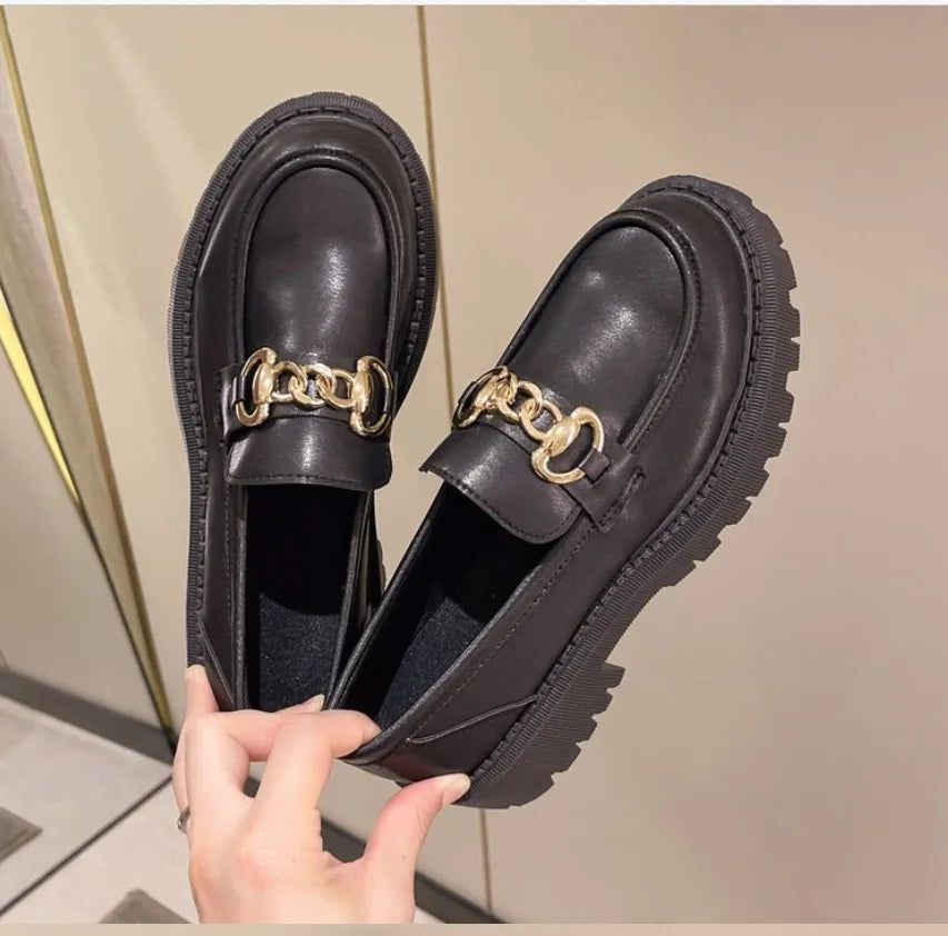 Aurélie – Élégantes chaussures à enfiler en cuir
