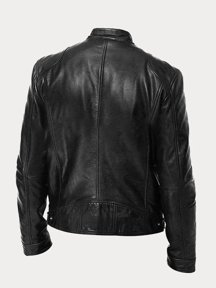 Julien - Blouson en cuir élégant et décontracté