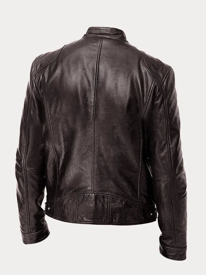 Julien - Blouson en cuir élégant et décontracté