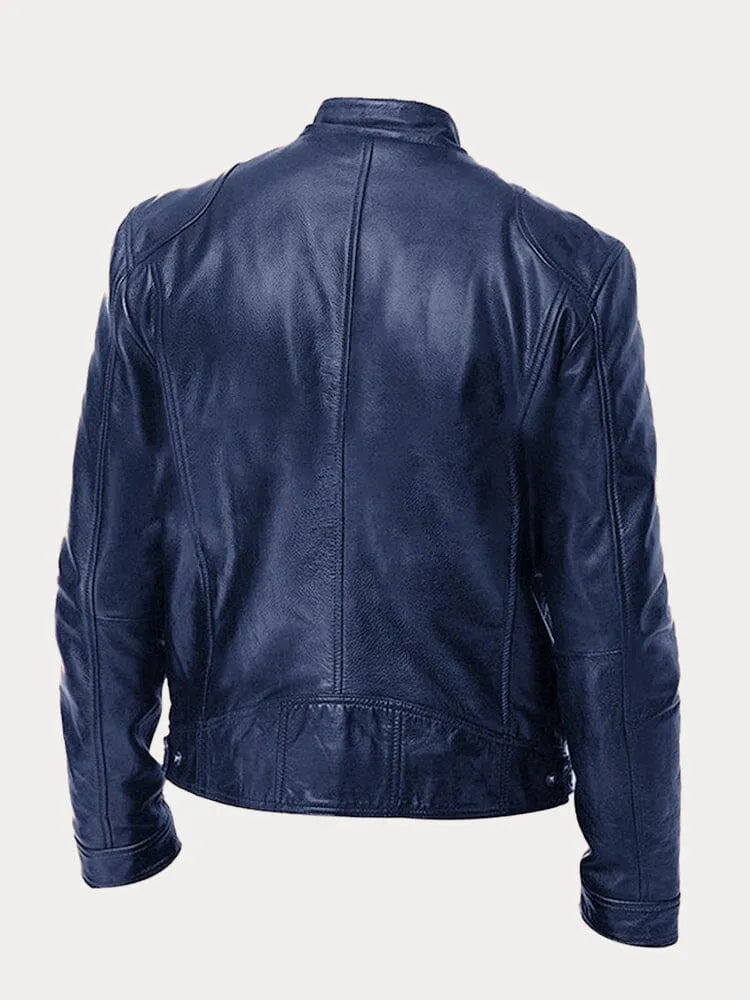 Julien - Blouson en cuir élégant et décontracté