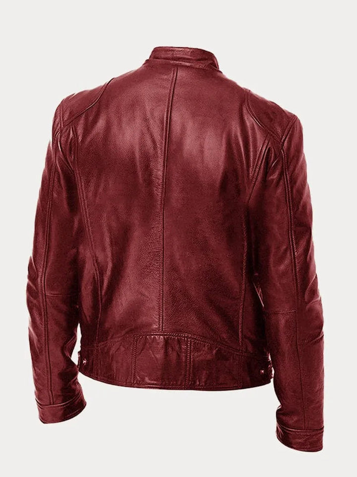 Julien - Blouson en cuir élégant et décontracté