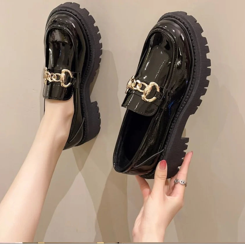Aurélie – Élégantes chaussures à enfiler en cuir