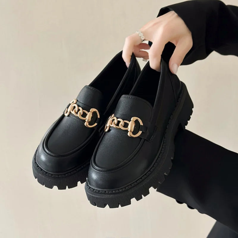 Aurélie – Élégantes chaussures à enfiler en cuir