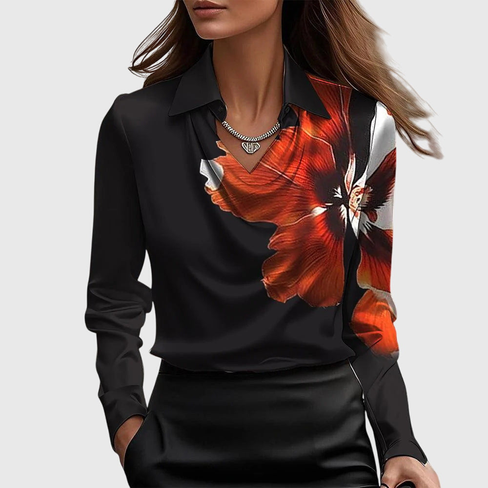 J’adore - Blouse Satinée Élégante