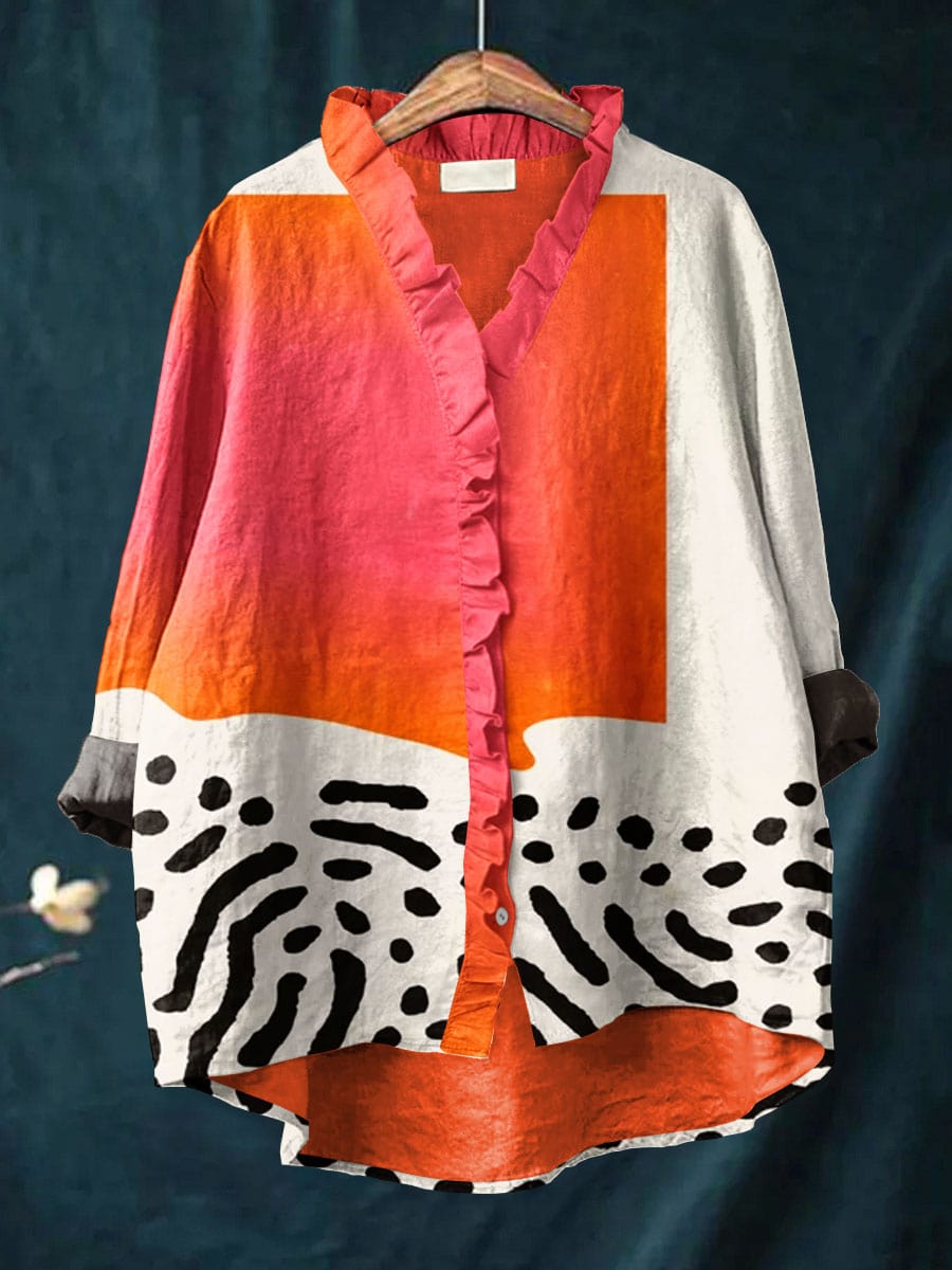 Chantal - Blouse multicolore