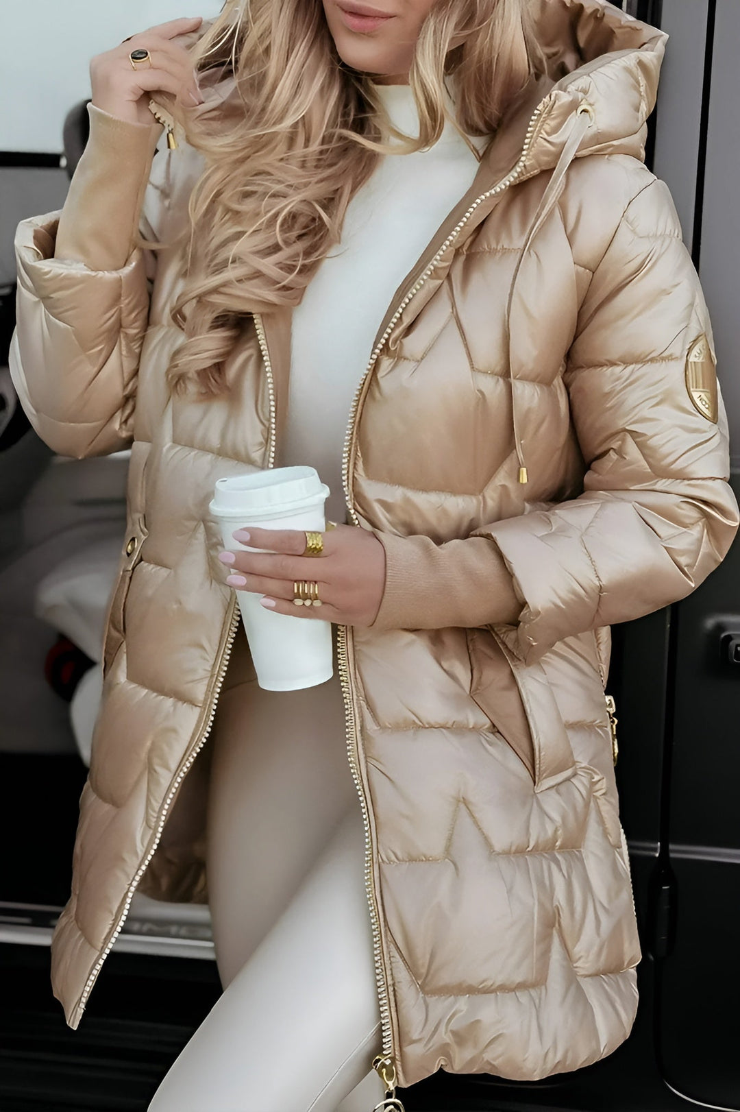Manon - Élégant manteau pour femme avec doublure chaude