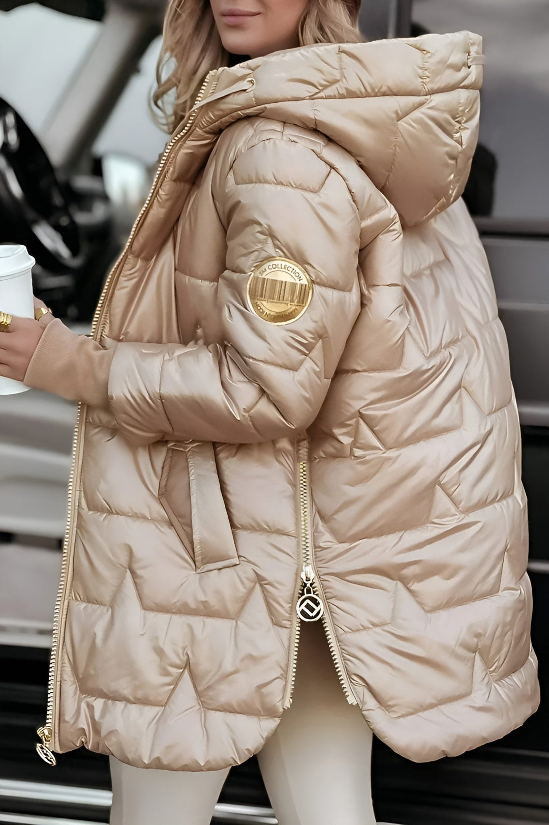 Manon - Élégant manteau pour femme avec doublure chaude