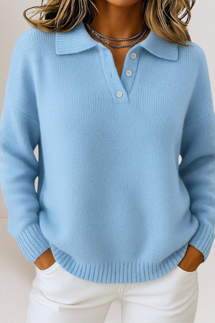 Oliva – Pull doux avec col