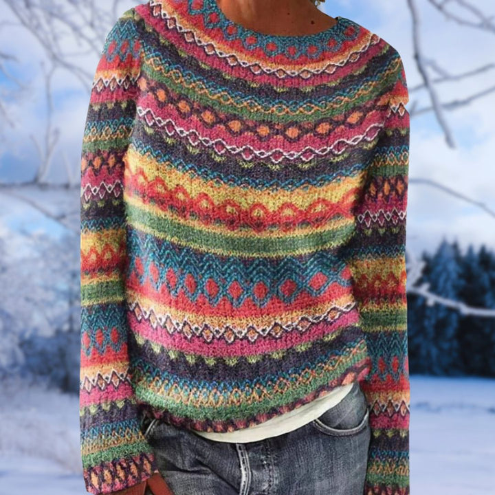 Britta - Pull rétro cosy