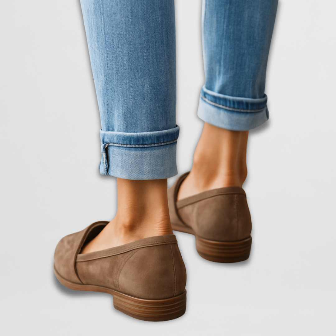 Valérie - Mocassins en daim pour femmes