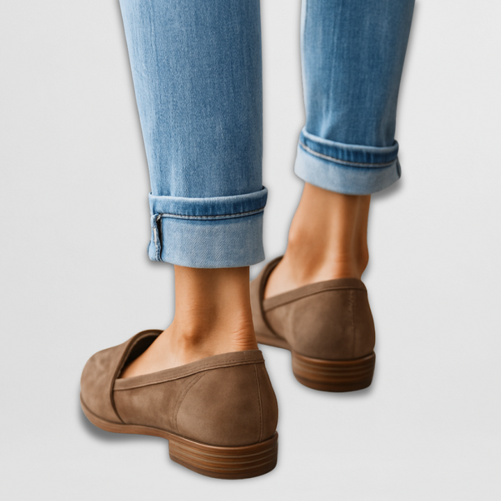 Valérie - Mocassins en daim pour femmes