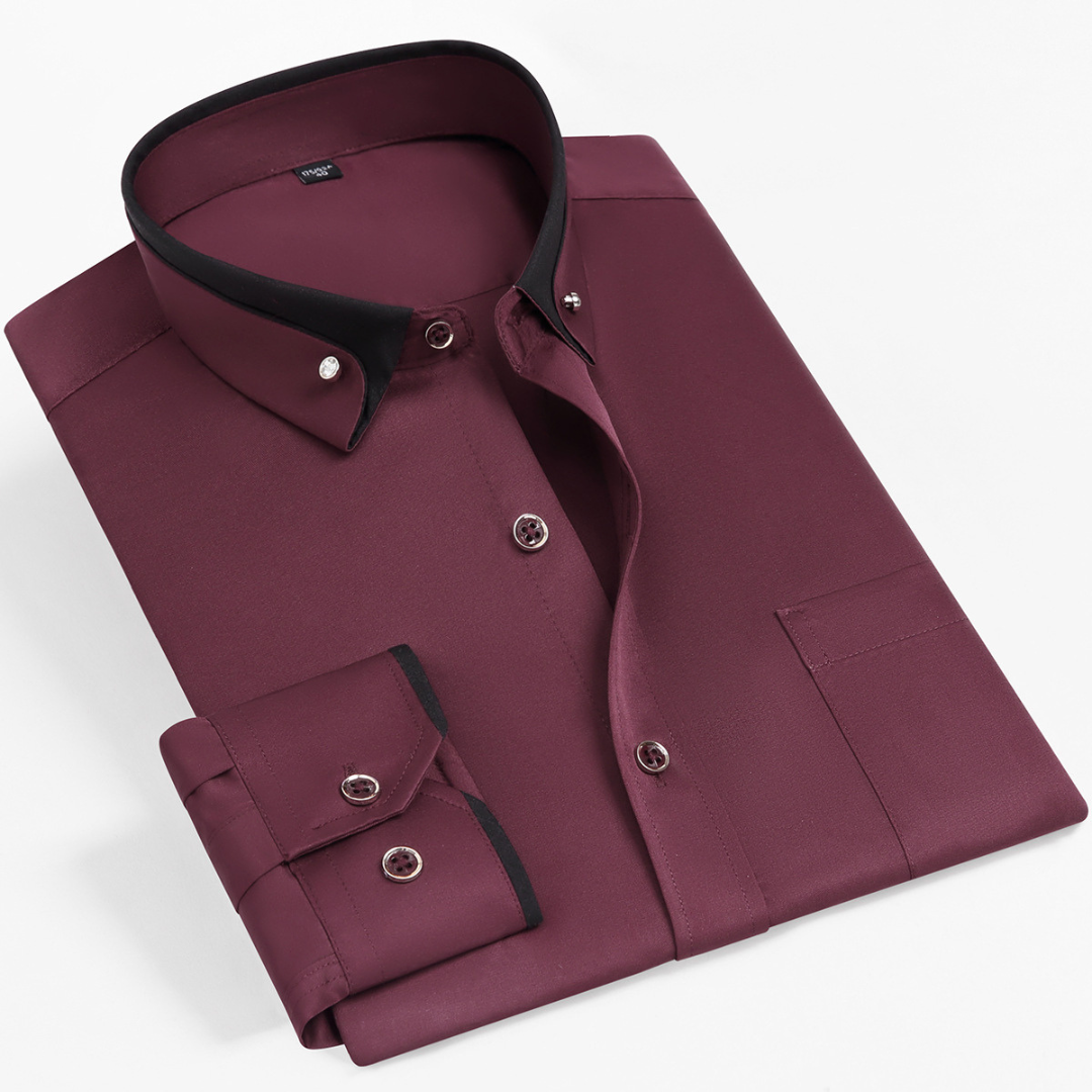 Paul - Chemise classique pour homme à manches longues