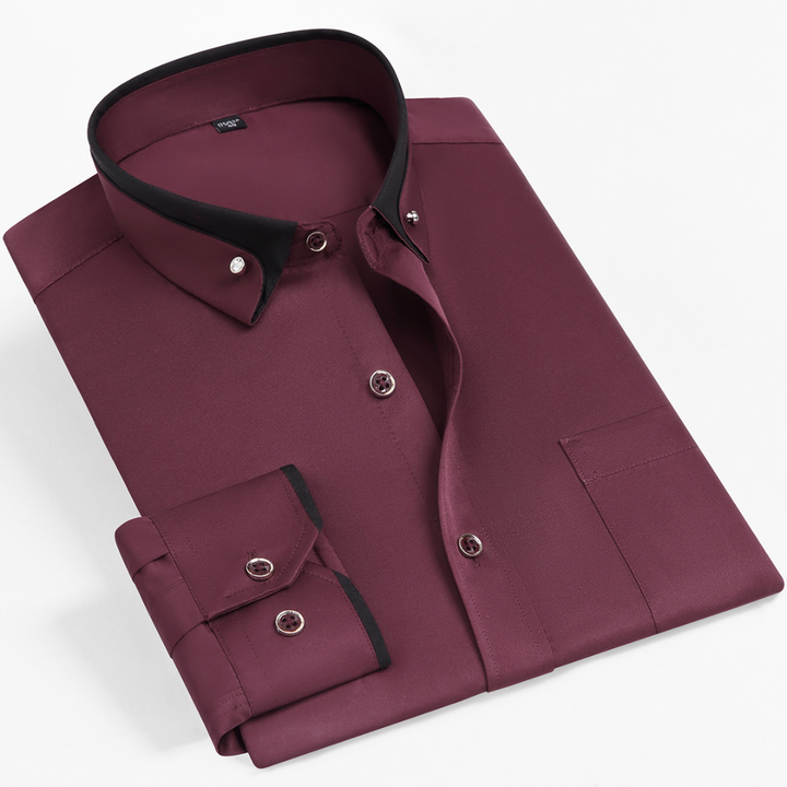 Paul - Chemise classique pour homme à manches longues