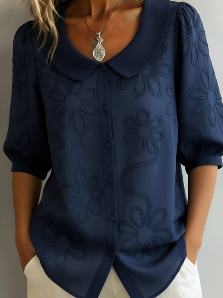 Aurora - Blouse légère florale élégance naturelle