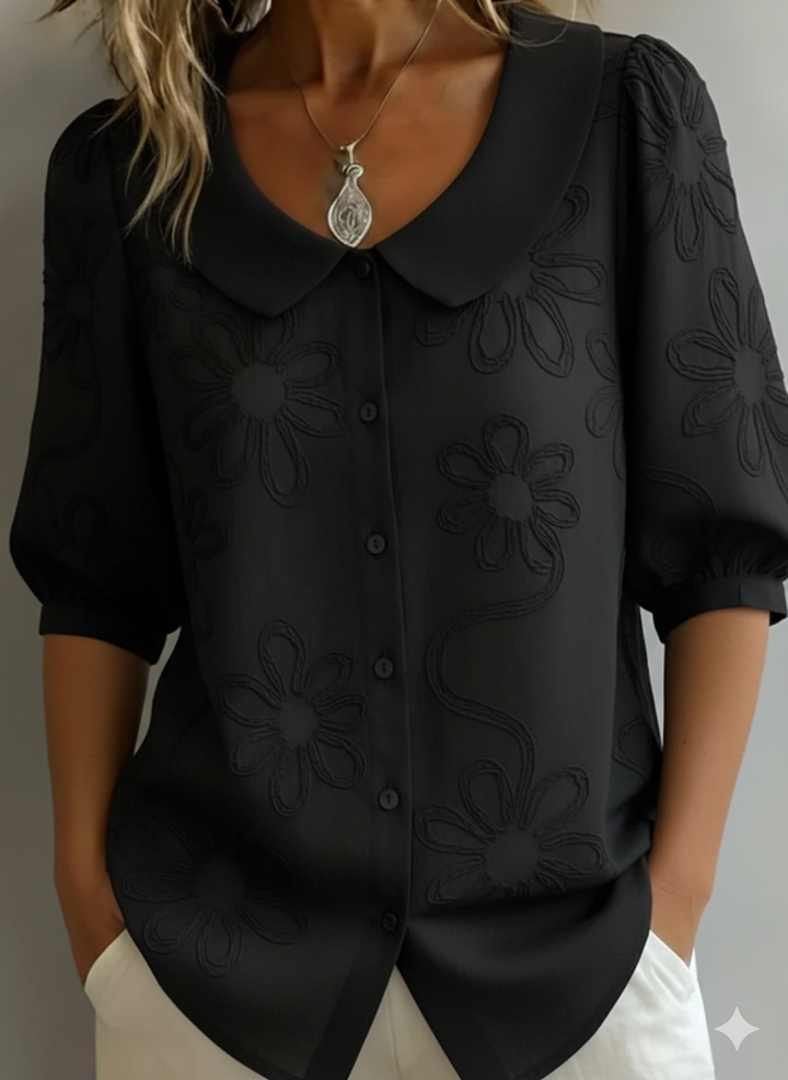 Aurora - Blouse légère florale élégance naturelle
