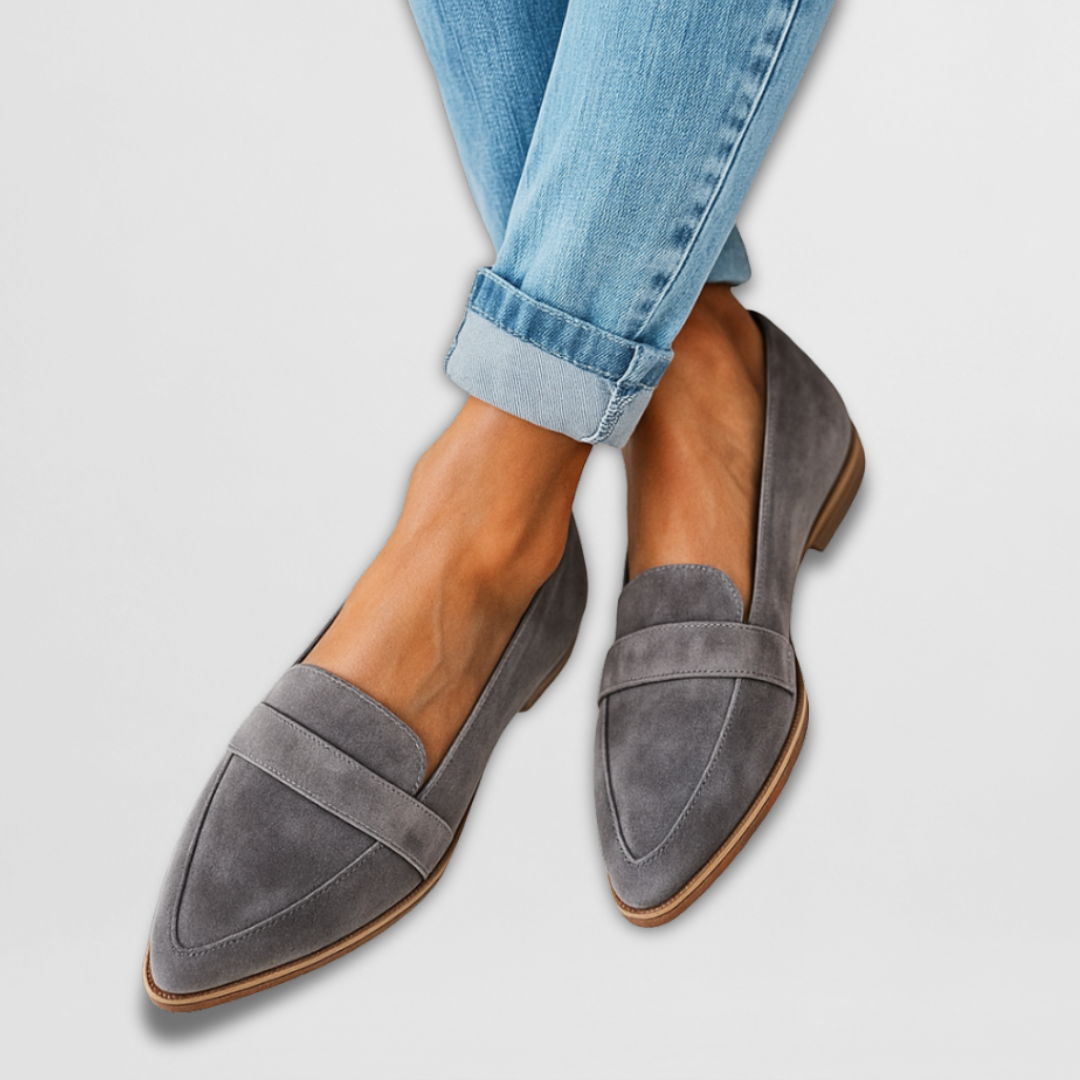 Valérie - Mocassins en daim pour femmes