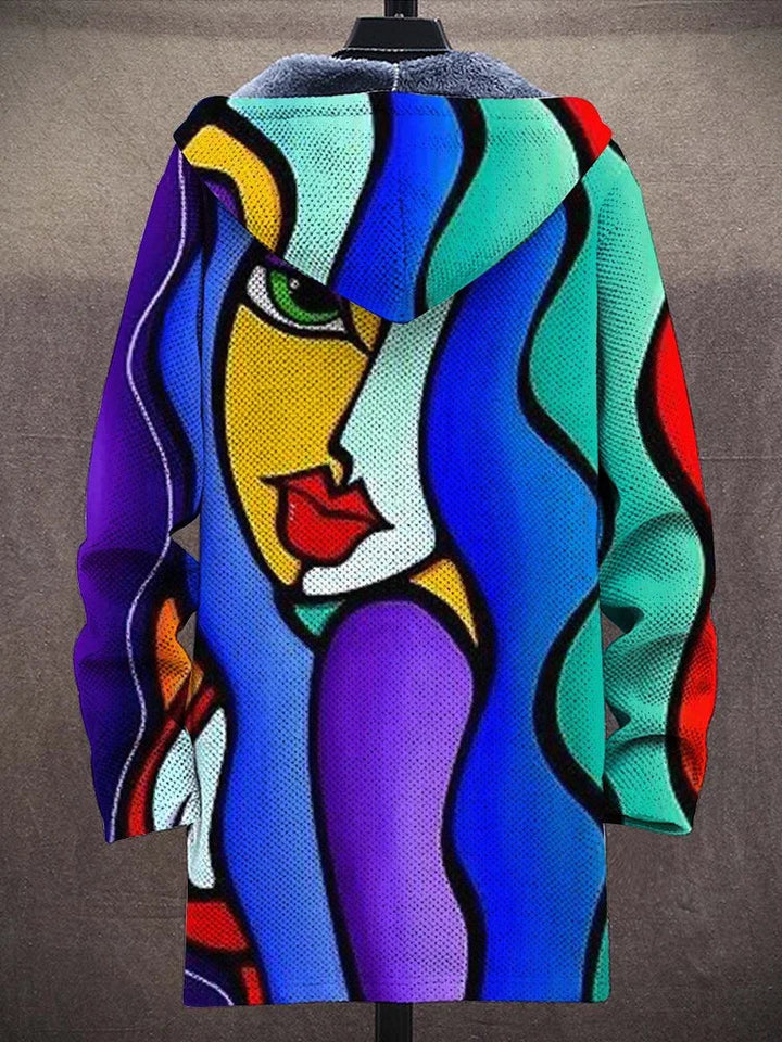 Allira - Cardigan de luxe inspiré de l'art