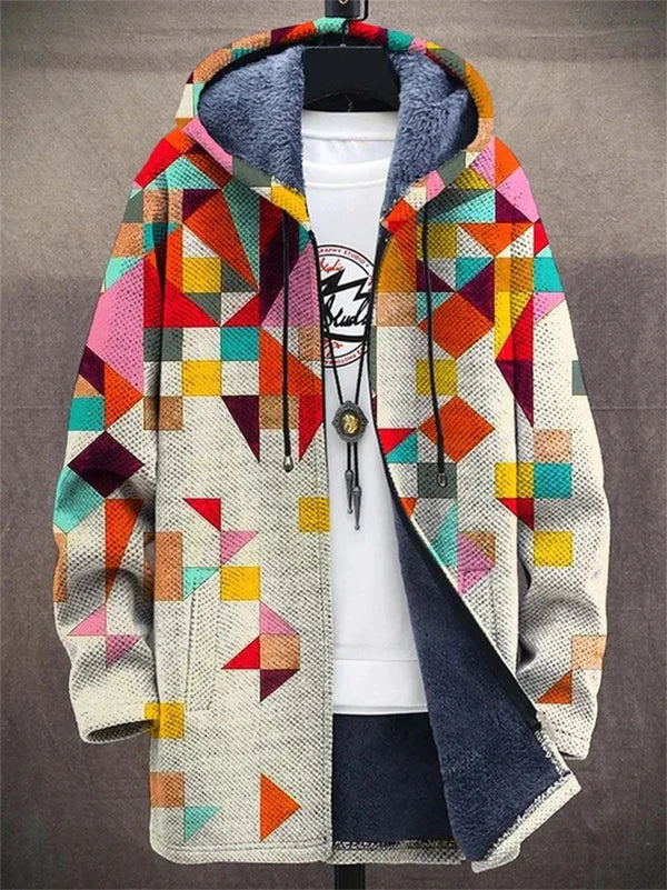 Aria - Cardigan luxueux inspiré par l'art + fermeture éclair