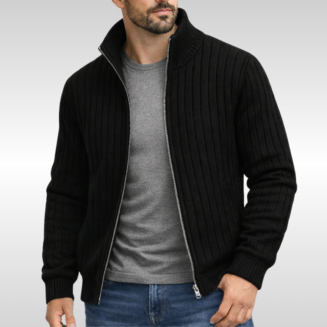 MOREAU PARIS - GILET ZIPPÉ ÉLÉGANT CLASSIQUE