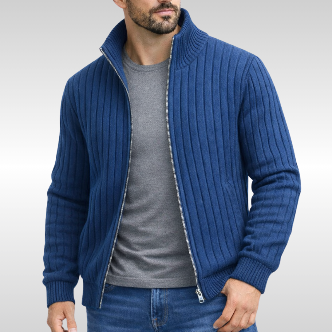 MOREAU PARIS - GILET ZIPPÉ ÉLÉGANT CLASSIQUE