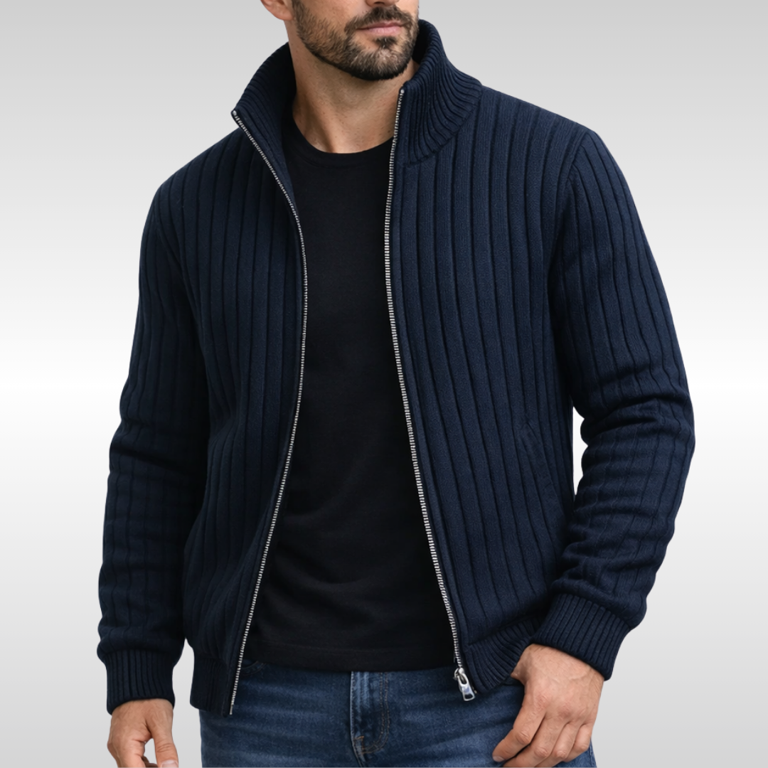 MOREAU PARIS - GILET ZIPPÉ ÉLÉGANT CLASSIQUE