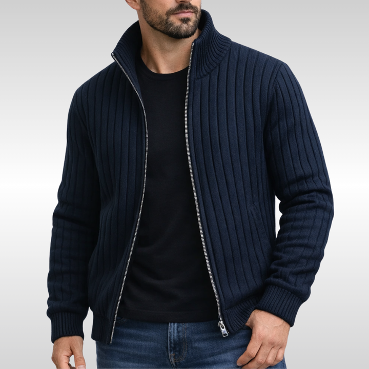MOREAU PARIS - GILET ZIPPÉ ÉLÉGANT CLASSIQUE