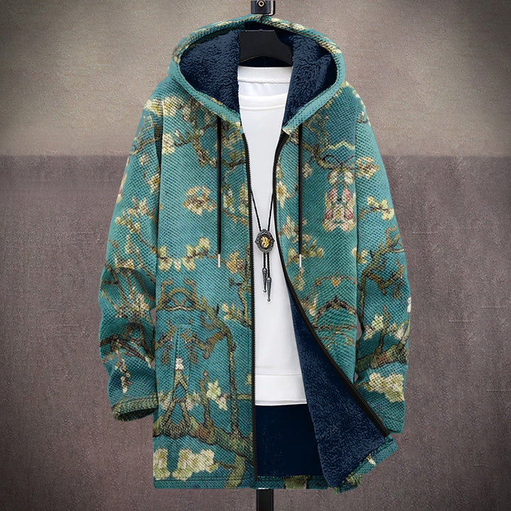 Celine - Cardigan luxueux et artistiquement inspiré avec fermeture éclair