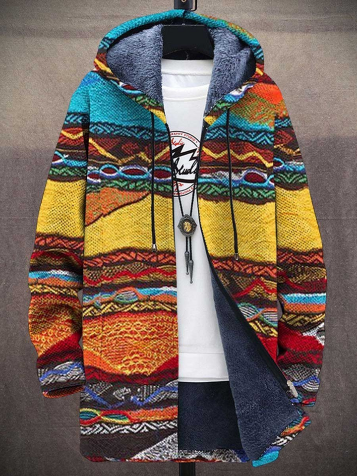 Jindalee - Cardigan de luxe inspiré par l'art