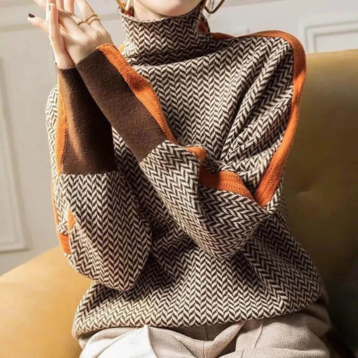 Luna - Pull chic avec joli col