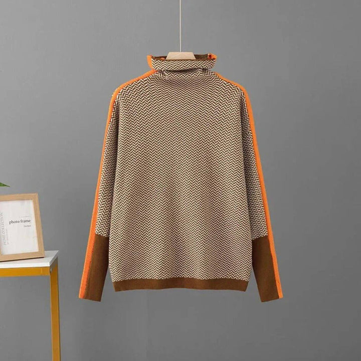 Luna - Pull chic avec joli col