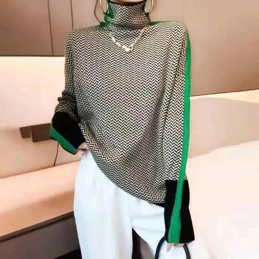 Luna - Pull chic avec joli col