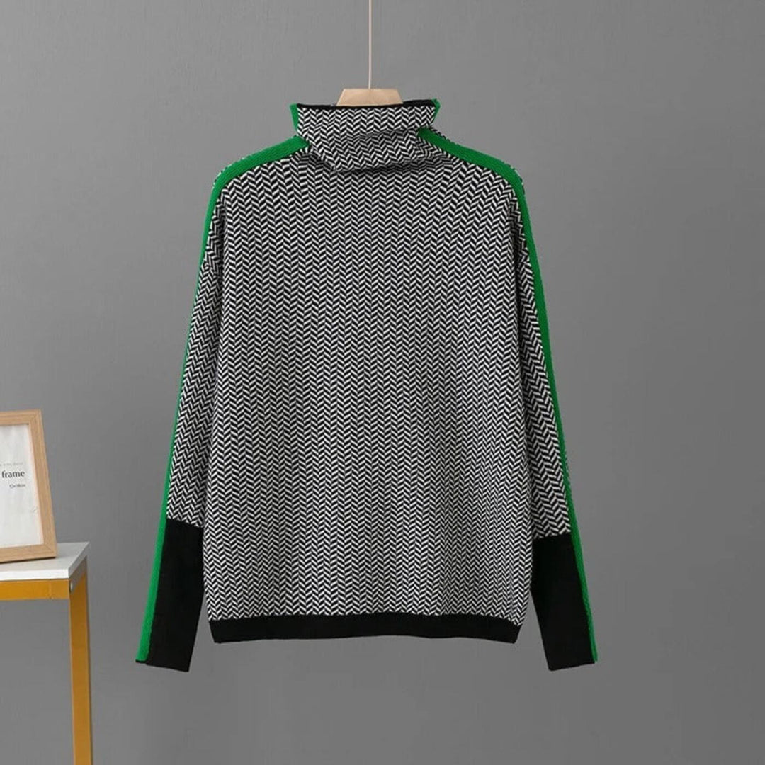 Luna - Pull chic avec joli col