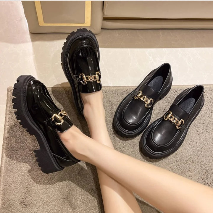 Aurélie – Élégantes chaussures à enfiler en cuir