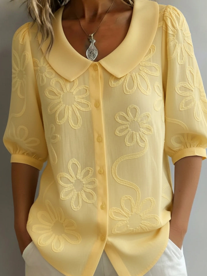 Aurora - Blouse légère florale élégance naturelle
