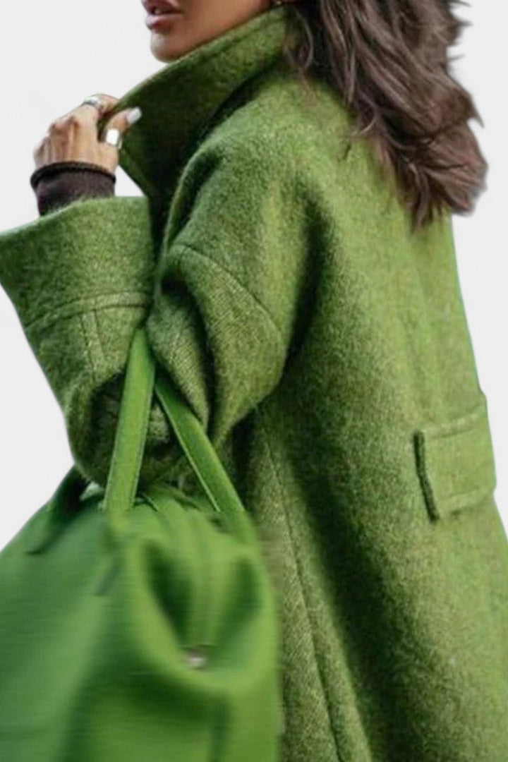 Camila -  Long manteau oversize avec fermeture à boutons