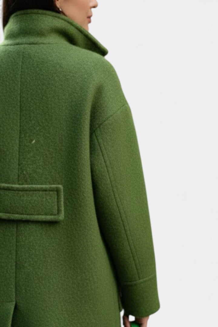 Camila -  Long manteau oversize avec fermeture à boutons