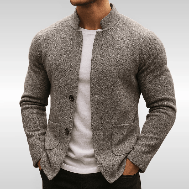 Aurelien - GILET EN MAILLE TEXTURÉE
