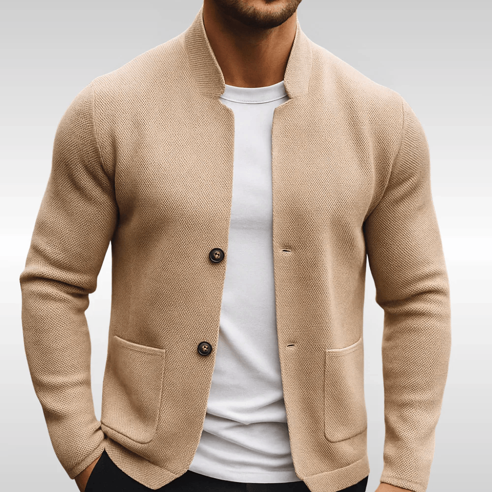 Aurelien - GILET EN MAILLE TEXTURÉE